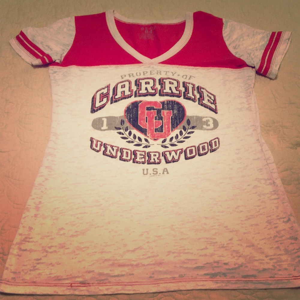 Carrie Underwood 2013 Blue 84  Tour T-shirt